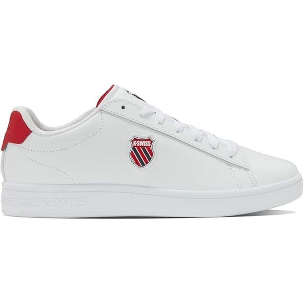 K-Swiss Men's Low-Top Sneakers, White, Size 9